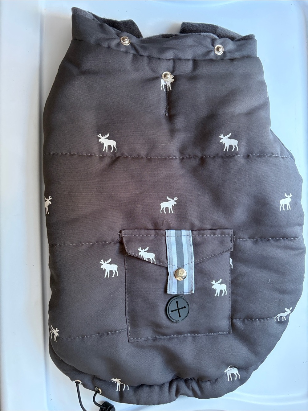 Luv Gear fleece lined medium pet dog jacket